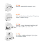 Cargador de viaje GaN PowerMaxx 67W Blanco