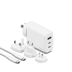 Cargador de viaje GaN PowerMaxx 67W Blanco