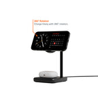 Cargador Qi2 2 en 1 CHARGEBASE Negro