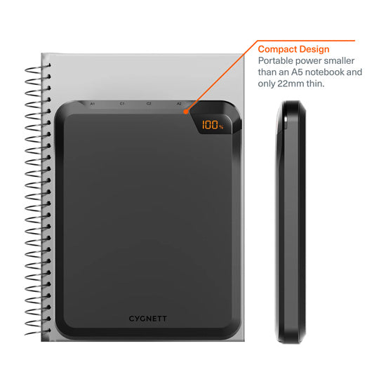 Batería Externa VERTPWR 25.000 mAh Obsidian