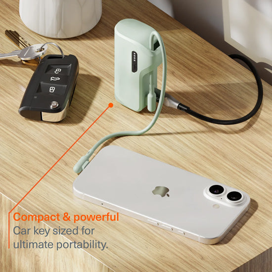 Power Bank Thumboost 5.000mAh + Cable USB-C Verde