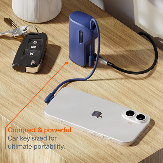 Pack Power Bank Thumboost 5.000mAh + Cable USB-C Azul