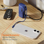 Pack Power Bank Thumboost 5.000mAh + Cable USB-C Azul