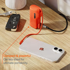 Pack Power Bank Thumboost 5,000mAh + Cable USB-C Naranja