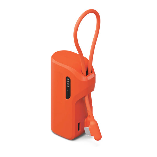 Pack Power Bank Thumboost 5,000mAh + Cable USB-C Naranja