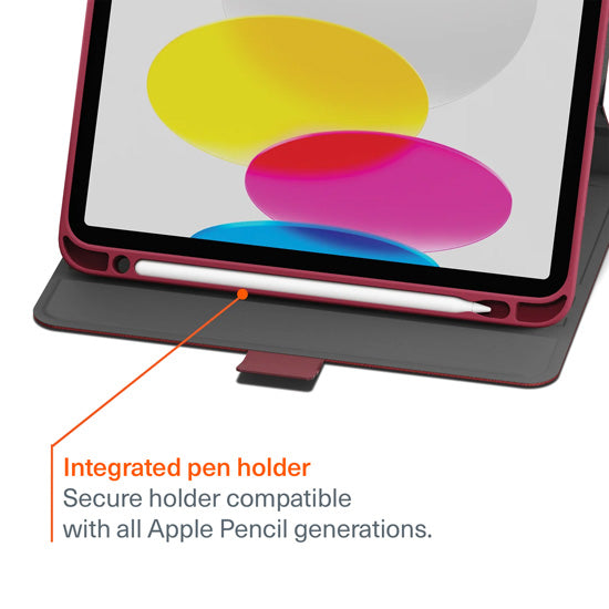 TekView iPad 11 (A16) y 10.9 (10.ª gen) Cherry Rose