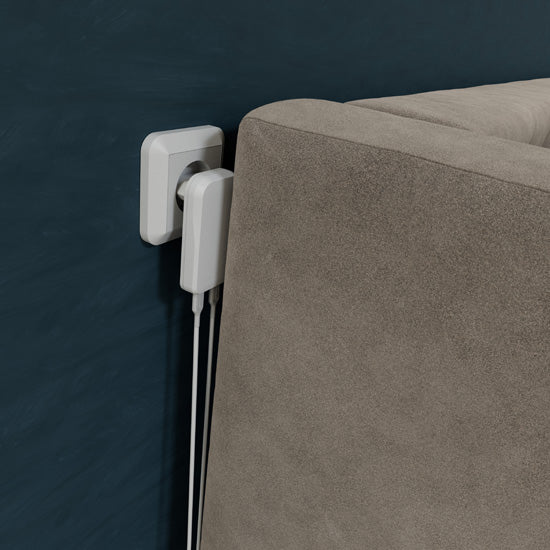 Cargador de pared SLIM GaN 30 W con dos puertos USB-C Blanco
