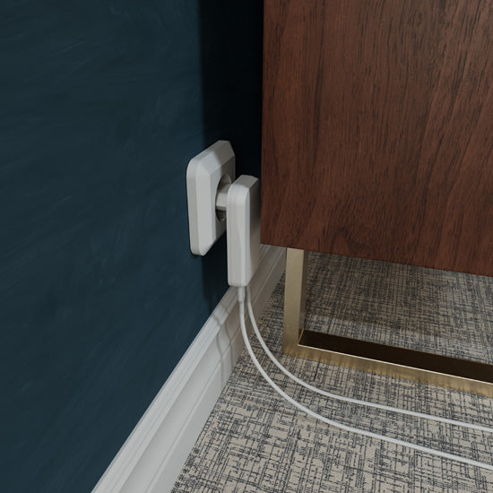 Cargador de pared SLIM GaN 30 W con dos puertos USB-C Blanco