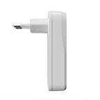 Cargador de pared SLIM GaN 45W con dos puertos USB-C Blanco