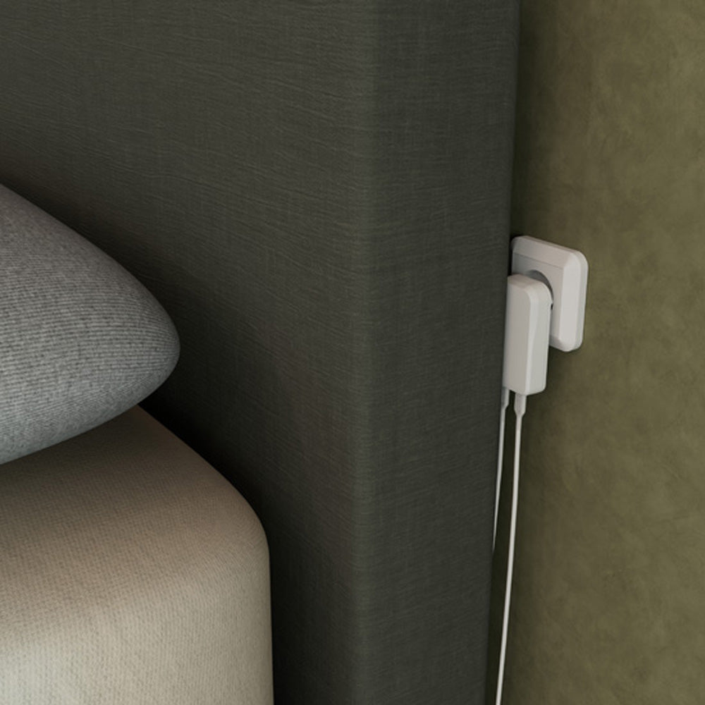 Cargador de pared SLIM GaN de 65 W con dos puertos USB-C Blanco