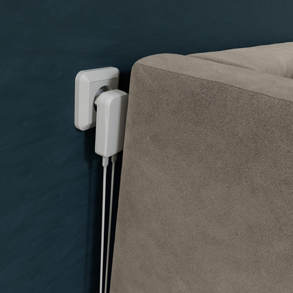 Cargador de pared SLIM GaN de 65 W con dos puertos USB-C Blanco