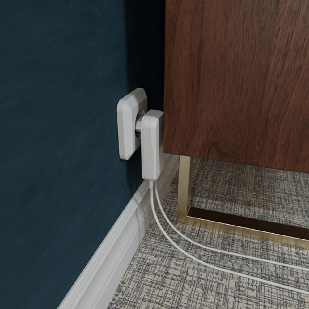 Cargador de pared SLIM GaN de 65 W con dos puertos USB-C Blanco