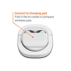Cargador inalámbrico magnético plegable Qi2 ChargeBase Blanco