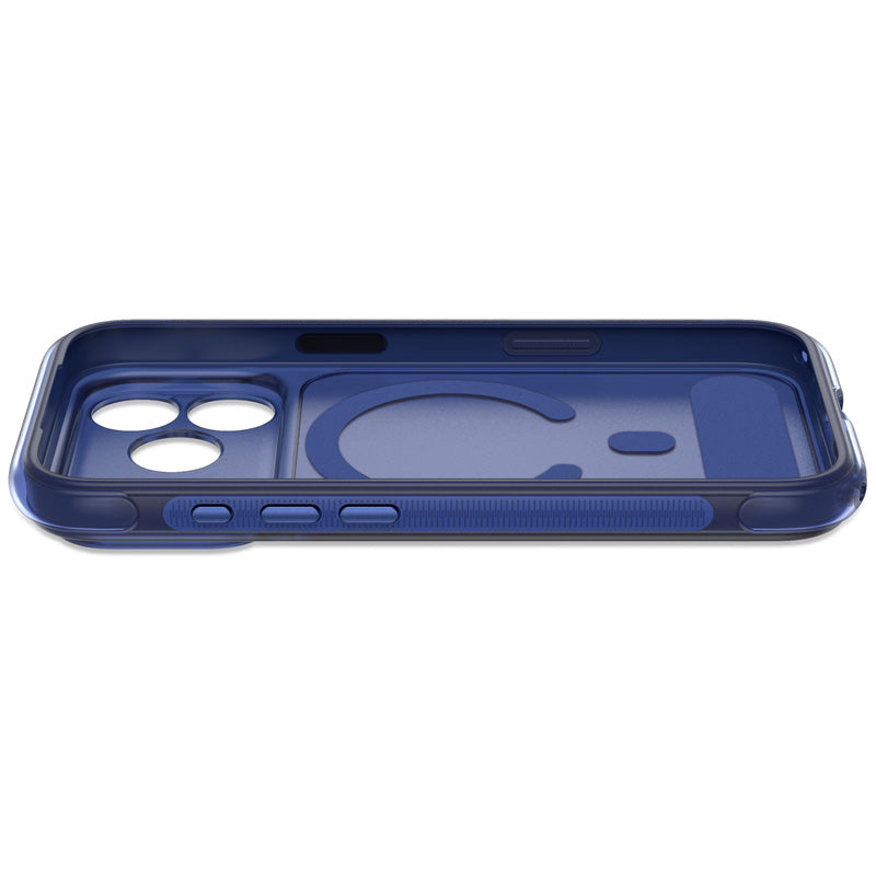 Funda Híbrida MagSafe Antimicrobiana iPhone 18 Pro Max Atlantic Blue