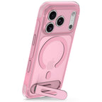 Funda Híbrida MagSafe Antimicrobiana iPhone 18 Pro Max Clear Pink