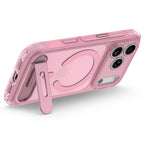 Funda Híbrida MagSafe Antimicrobiana iPhone 18 Pro Max Clear Pink