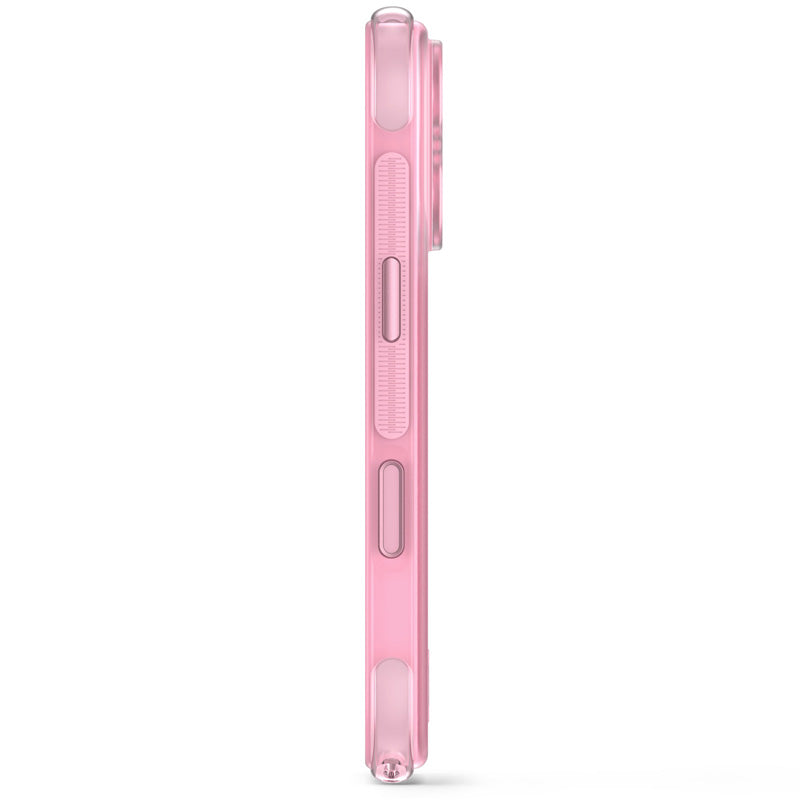 Funda Híbrida MagSafe Antimicrobiana iPhone 18 Pro Max Clear Pink
