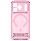 Funda Híbrida MagSafe Antimicrobiana iPhone 18 Pro Max Clear Pink
