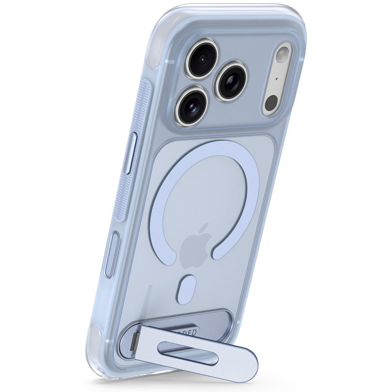 Funda Híbrida MagSafe Antimicrobiana iPhone 18 Pro Max Clear Navy
