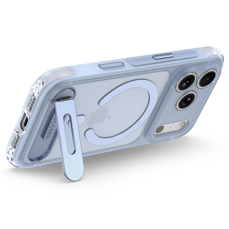 Funda Híbrida MagSafe Antimicrobiana iPhone 18 Pro Max Clear Navy