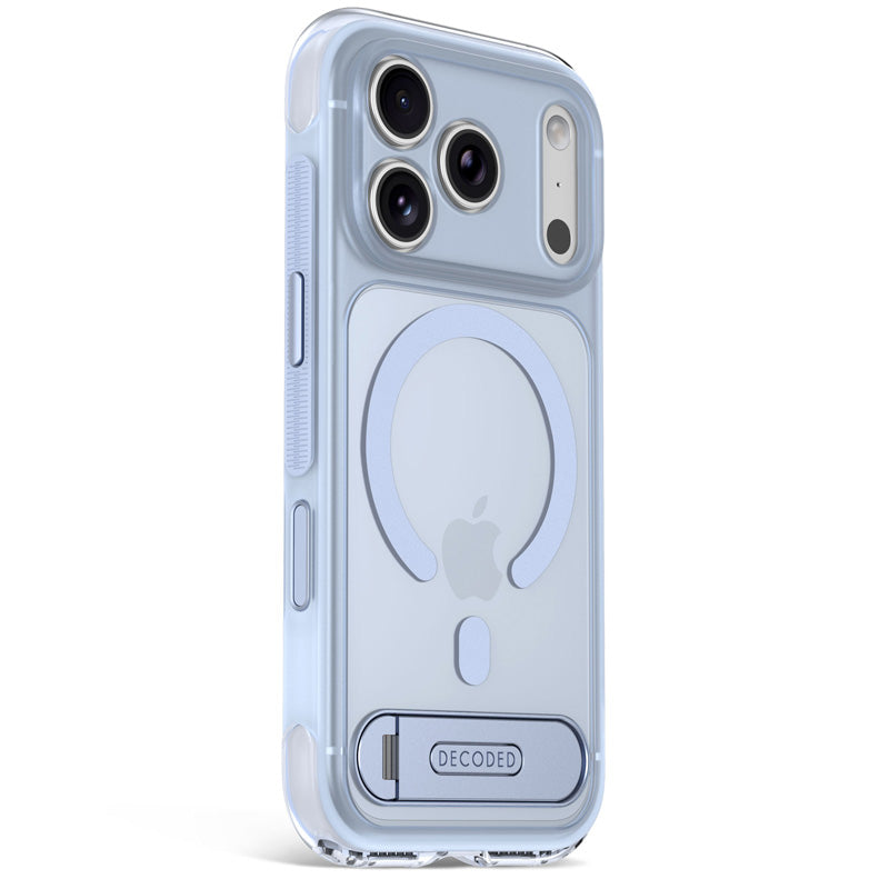 Funda Híbrida MagSafe Antimicrobiana iPhone 18 Pro Max Clear Navy