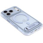 Funda Híbrida MagSafe Antimicrobiana iPhone 18 Pro Max Clear Navy