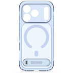 Funda Híbrida MagSafe Antimicrobiana iPhone 18 Pro Max Clear Navy