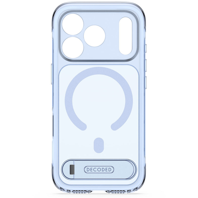 Funda Híbrida MagSafe Antimicrobiana iPhone 18 Pro Max Clear Navy