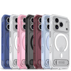 Funda Híbrida MagSafe Antimicrobiana iPhone 18 Pro Max Clear Navy
