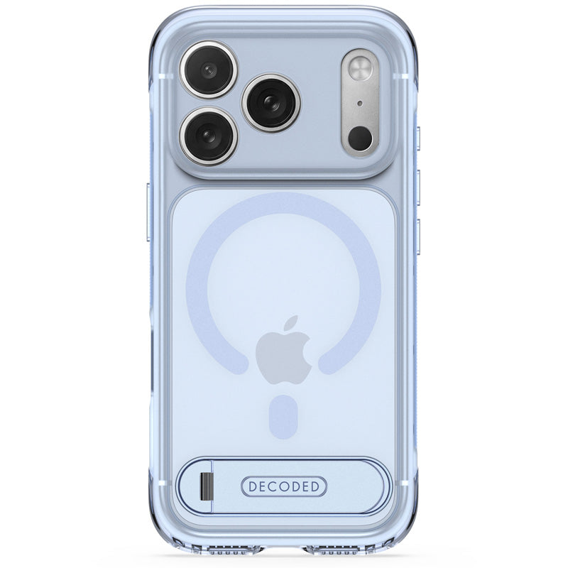 Funda Híbrida MagSafe Antimicrobiana iPhone 18 Pro Max Clear Navy