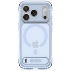 Funda Híbrida MagSafe Antimicrobiana iPhone 18 Pro Max Clear Navy