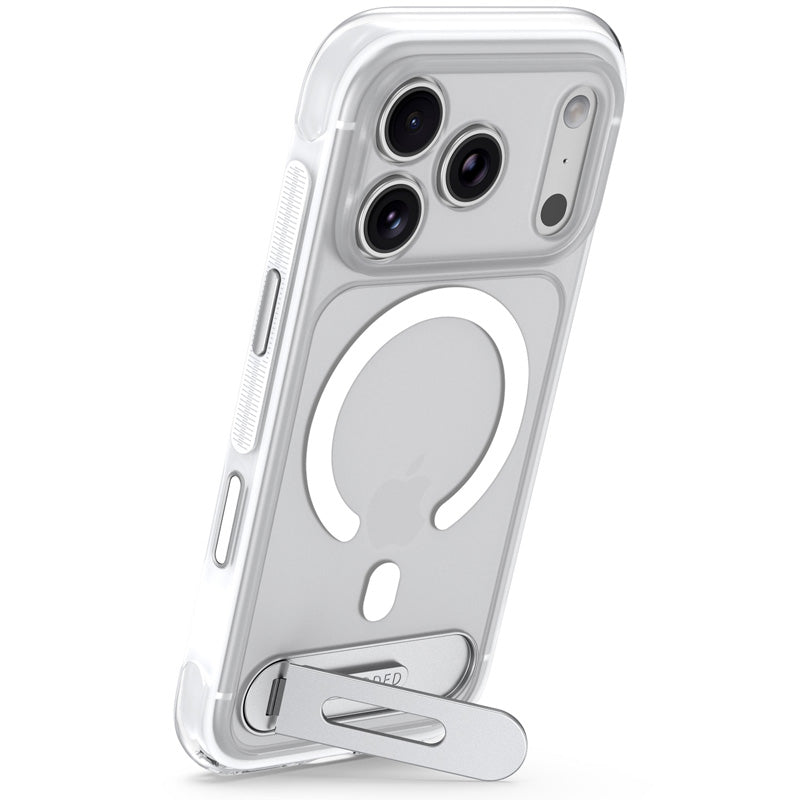 Funda Híbrida MagSafe Antimicrobiana iPhone 18 Pro Max Frosted White