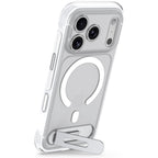 Funda Híbrida MagSafe Antimicrobiana iPhone 18 Pro Max Frosted White