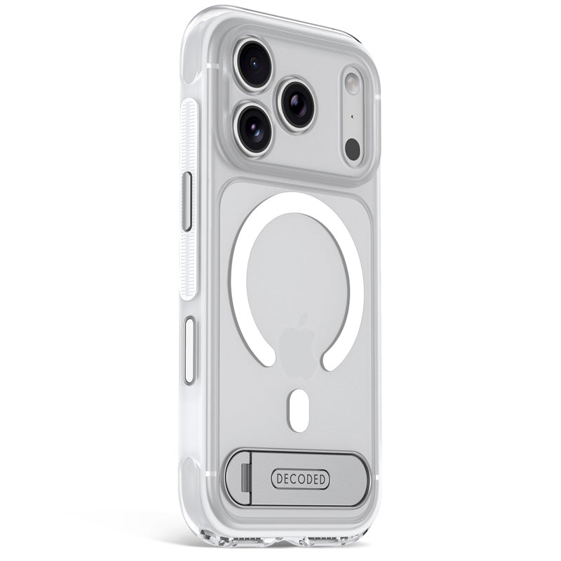 Funda Híbrida MagSafe Antimicrobiana iPhone 18 Pro Max Frosted White