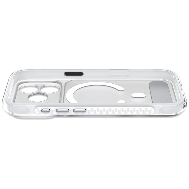 Funda Híbrida MagSafe Antimicrobiana iPhone 18 Pro Max Frosted White