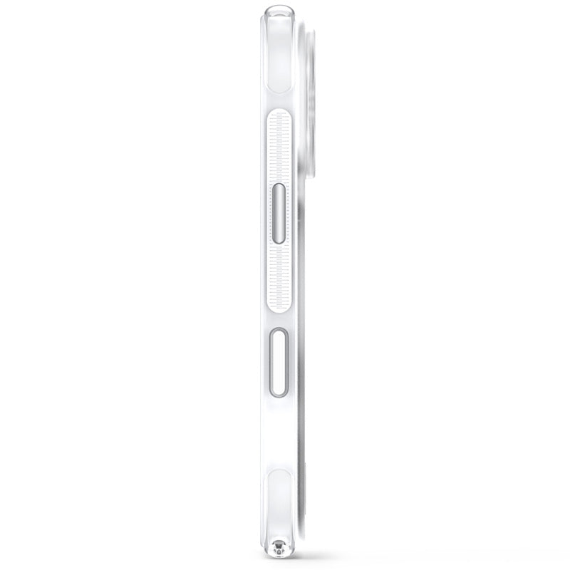 Funda Híbrida MagSafe Antimicrobiana iPhone 18 Pro Max Frosted White