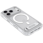 Funda Híbrida MagSafe Antimicrobiana iPhone 18 Pro Max Frosted White