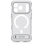 Funda Híbrida MagSafe Antimicrobiana iPhone 18 Pro Max Frosted White