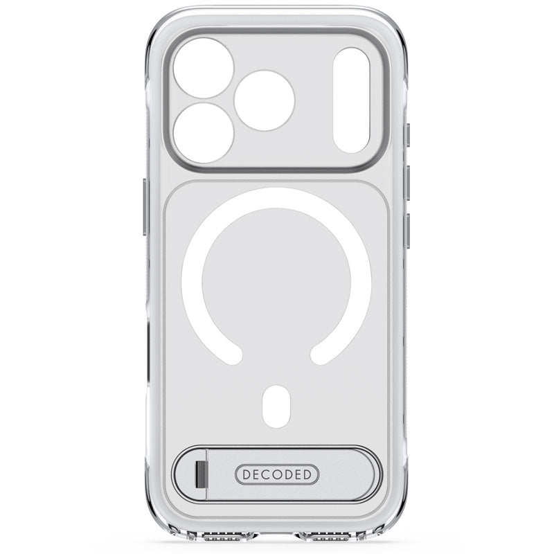Funda Híbrida MagSafe Antimicrobiana iPhone 18 Pro Max Frosted White