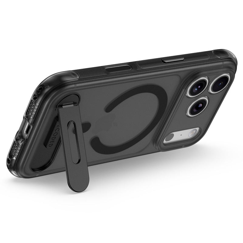 Funda Híbrida MagSafe Antimicrobiana iPhone 18 Pro Max Frosted Black