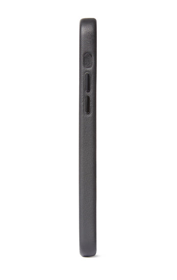 Funda de piel iPhone 12 Mini Negro