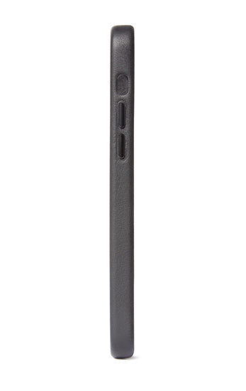 Funda de piel iPhone 12 Mini Negro