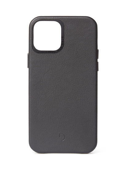 Funda de piel iPhone 12 Mini Negro
