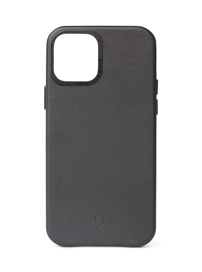 Funda de piel iPhone 12 Mini Negro