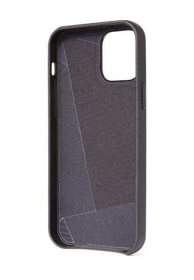 Funda de piel iPhone 12 Mini Negro