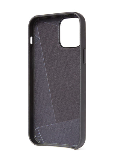 Funda de piel iPhone 12 Mini Negro