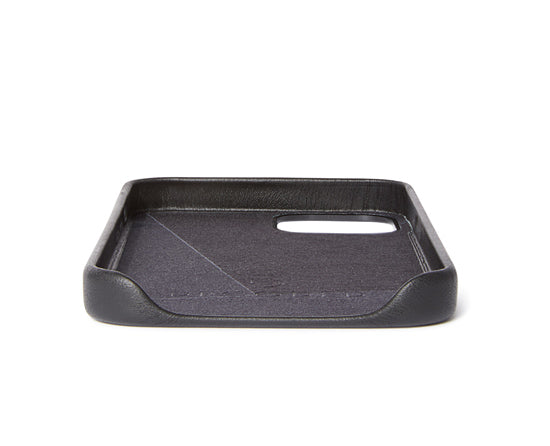 Funda de piel iPhone 12 Mini Negro
