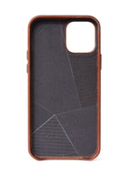 Funda de cuero iPhone 12 Mini Marrón