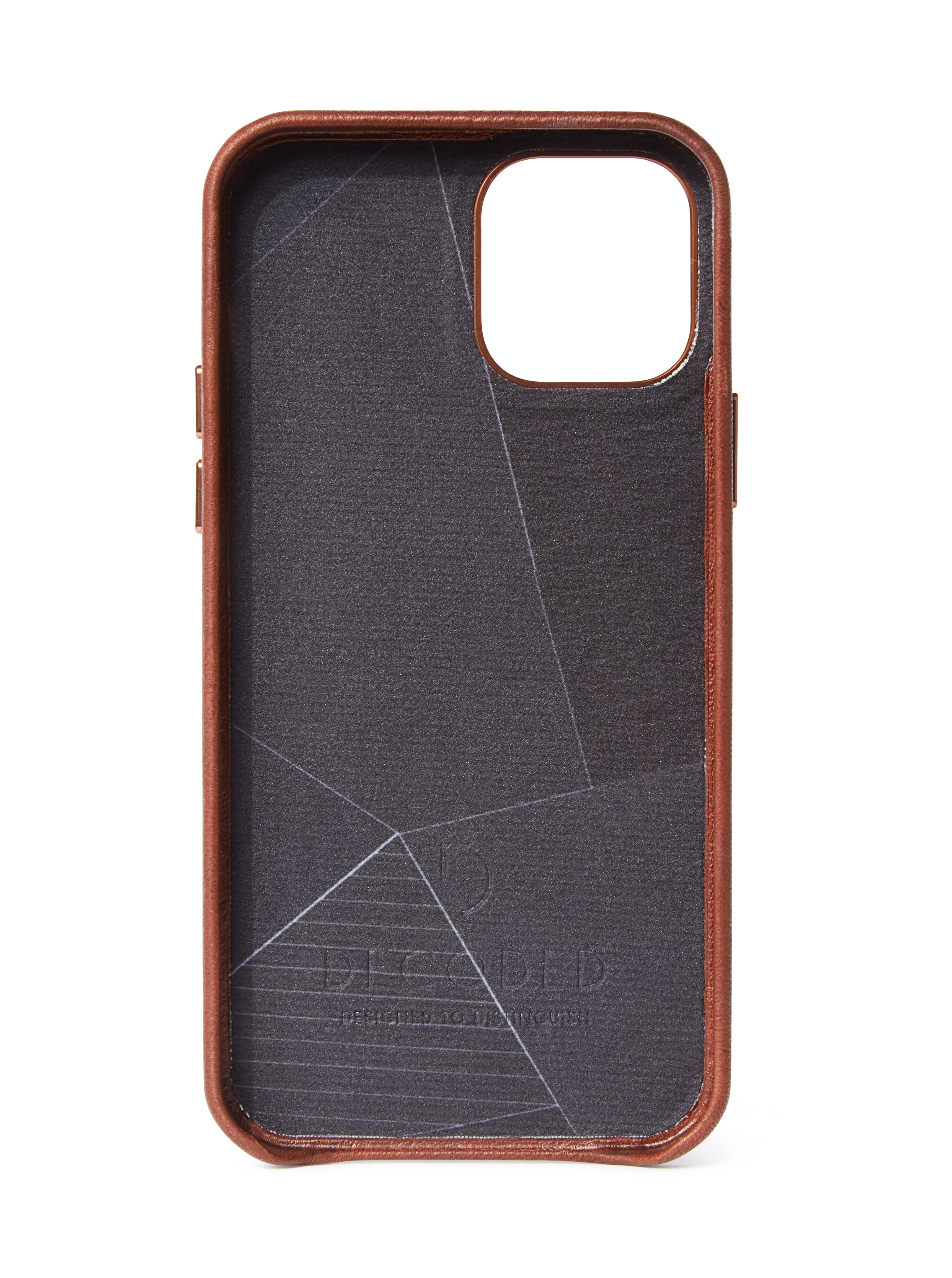 Funda de cuero iPhone 12 Mini Marrón