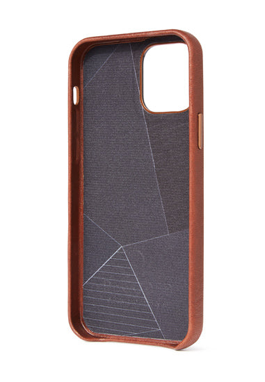 Funda de cuero iPhone 12 Mini Marrón